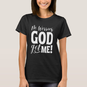 Ingen fara Gud Har mig African American Christian T Shirt