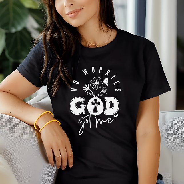 Ingen fara Gud Har mig, Faith Inspired T-Shirt (Skapare uppladdad)