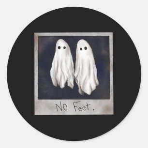 Ingen Feet Ghost Halloween Witch Lydia Bleach Spoo Runt Klistermärke