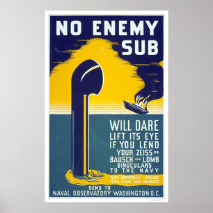 Ingen fiende under - WPA Poster