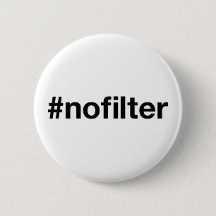 INGEN FILTER Hashtag Knapp