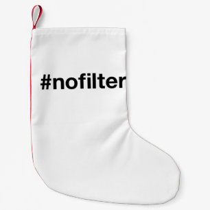 INGEN FILTER Hashtag Liten Julstrumpa