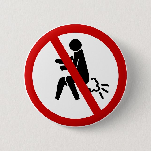 INGEN fisa rolig thailändsk toalett för ⚠ Knapp (Framsida)