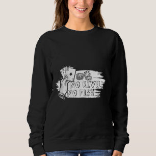 Ingen flod av fiskPoker Texas-lam Em Casino Gamble T Shirt