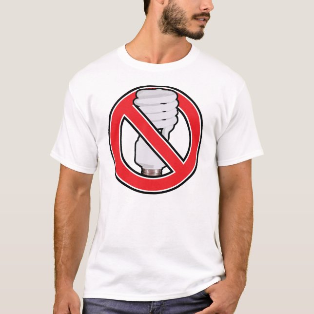 Ingen fluorescerande belysning t-shirt (Framsida)