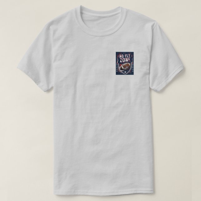 Ingen flygzon Inverkan T Shirt (Design framsida)