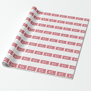 Ingen flyktig röd Bläck Frimärke Presentpapper