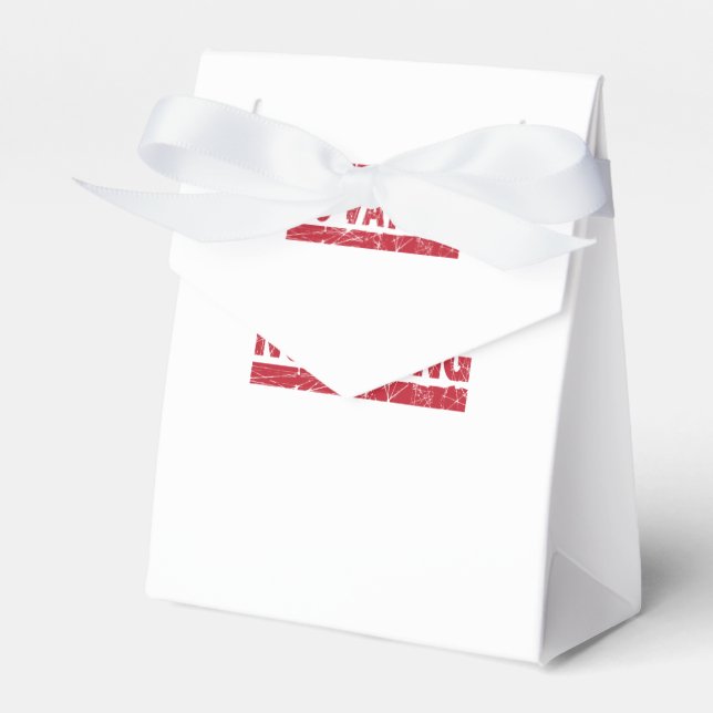 Ingen flyktigt Röda Bläck Frimärke Presentaskar (Framsidan Sidan)