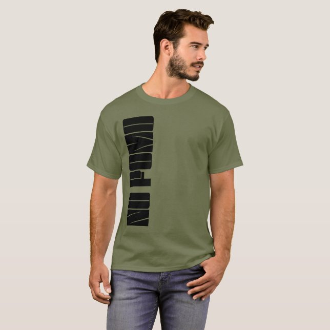 Ingen FOMO Bitcoin Crypto T-Shirt (Hel framsida)