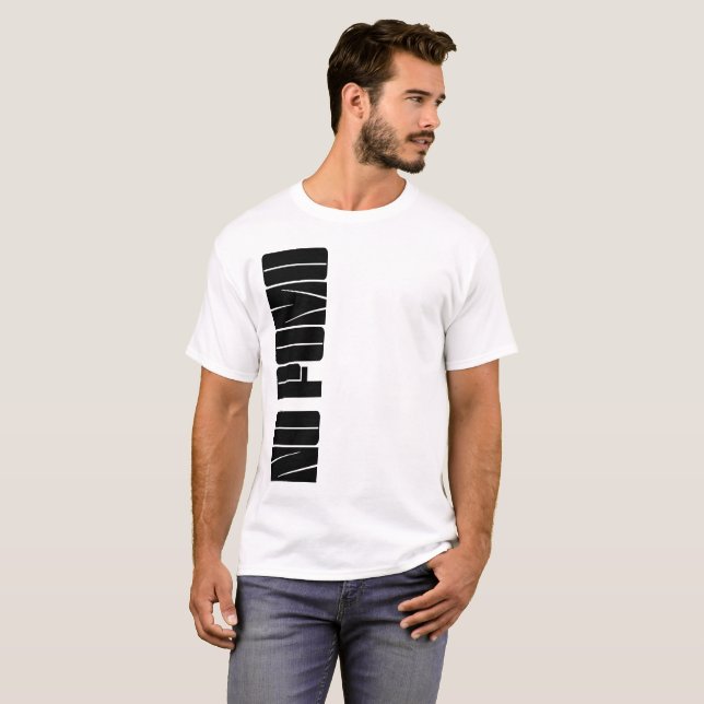 Ingen FOMO Bitcoin Crypto T-Shirt (Hel framsida)