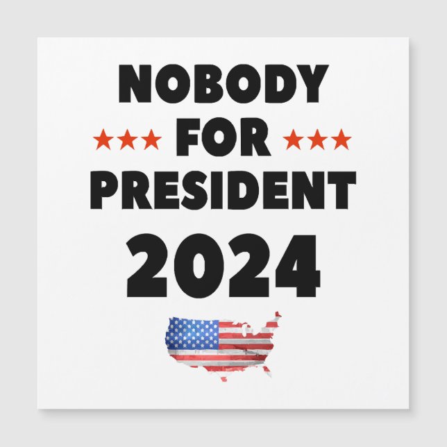 Ingen för president 2024 (Framsida)