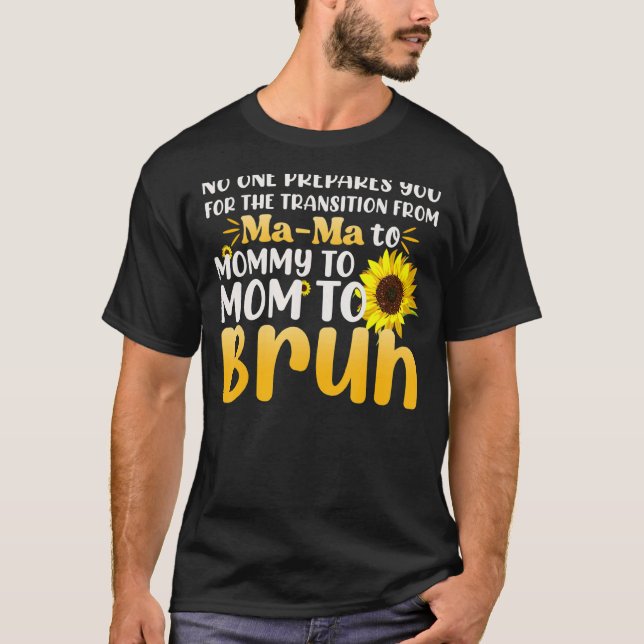 Ingen förbereder dig för övergången t shirt (Framsida)