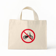 Ingen förbjuden cykelsignatur | Tiny Tote Bag