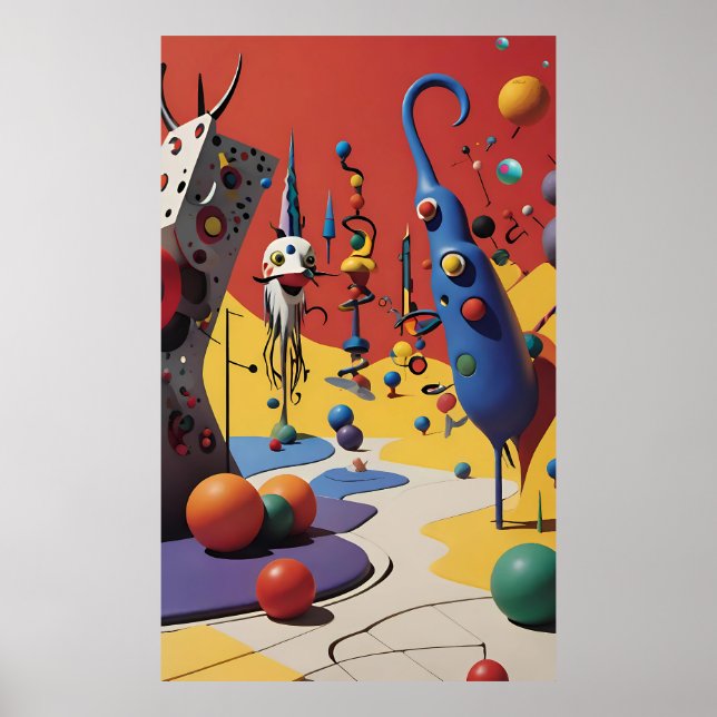 Ingen förstår - Ken Gage Surreal Art Poster (Framsidan)