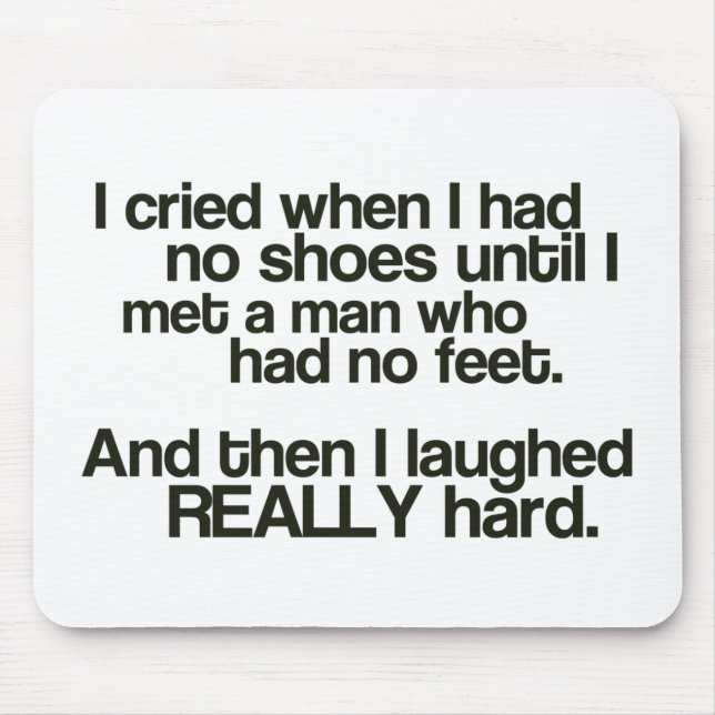 Ingen fot Mousepad ", Musmatta (Framsidan)