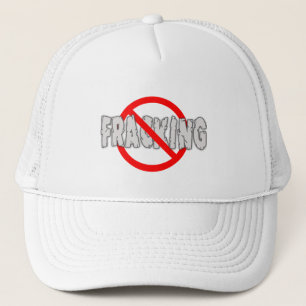 INGEN FRACKING! Avsluta Fracking Truckerkeps