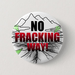 ingen fracking knäppas knapp