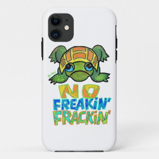 Ingen Fracking sköldpaddaiphone case