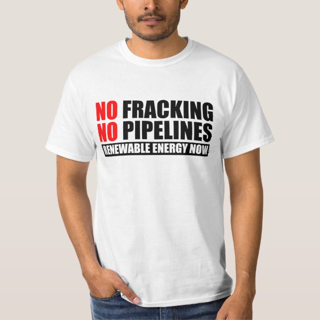 Ingen Fracking T Shirt (Framsida)