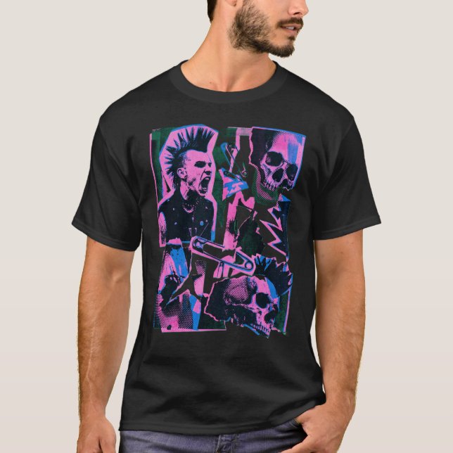 Ingen Framtid Punk Tröja – Rebel Riot Grunge Grafi (Framsida)