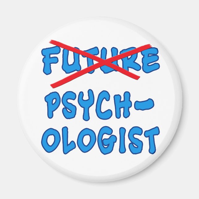 Ingen framtida psykolog magnet (Framsidan)