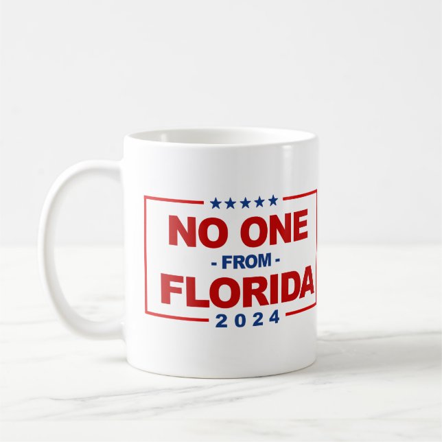 Ingen från Florida 2024 Kaffemugg (Vänster)
