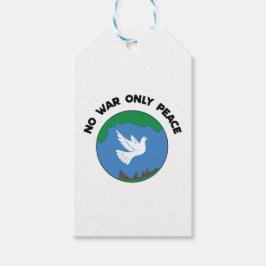 Ingen fred enbart i krig presentetikett