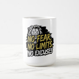 Ingen fruktan, inga gränsvärden för exponering kaffemugg