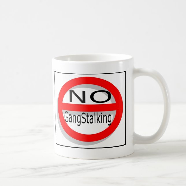 Ingen Gangstalking Kaffemugg (Höger)