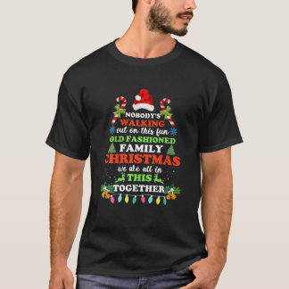 Ingen går ut på den här Roligten... gammalt fashio T Shirt