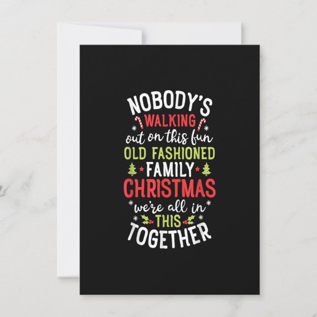 Ingen går ut på den här Roligten. Inbjudningar (Framsida)