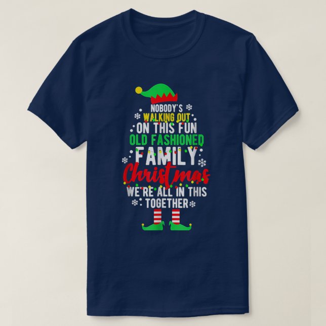 Ingen går ut på den här Roligten. T Shirt (Design framsida)