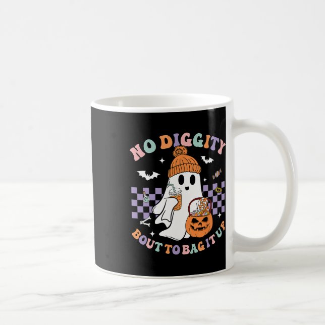 Ingen gåtsbricka för att få den att kudda Ghost Ha Kaffemugg (Höger)