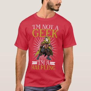 Ingen geek D20-rollplay-teckenhalvlek T Shirt