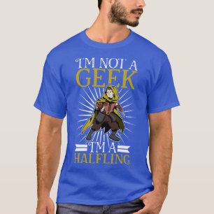 Ingen geek D20-rollplay-teckenhalvlek T Shirt