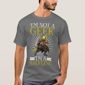 Ingen geek D20-rollplay-teckenhalvlek T Shirt