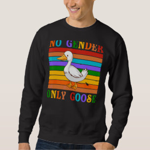 Ingen Gender, endast Goose Anka Lgbt-apparat Lång Ärmad Tröja