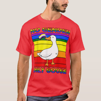 Ingen Gender - endast stöd för Gay Gay LGBTQ-Pride T Shirt
