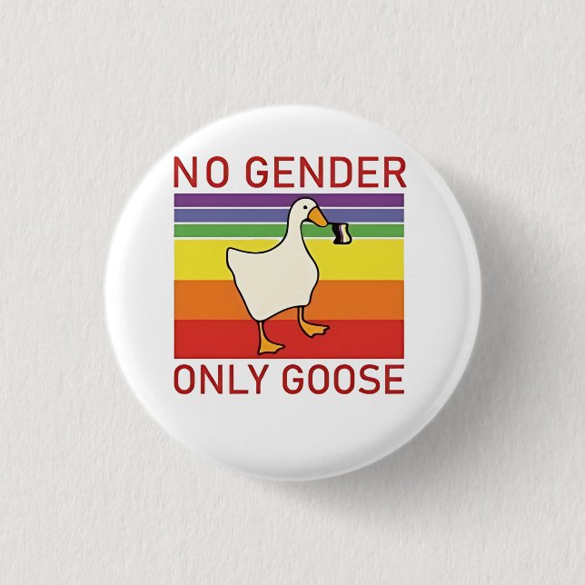 Ingen Gender får endast vara icke-binär HGBTQ Knapp (Framsida)