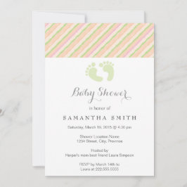 Ingen gender ı Baby Shower-inbjudan Inbjudningar