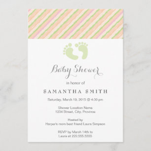 Ingen gender ı Baby Shower-inbjudan Inbjudningar