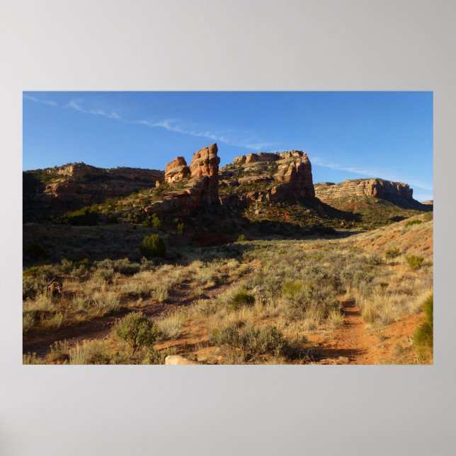 Ingen genomfart Canyon Colorado National Monument Poster (Framsidan)