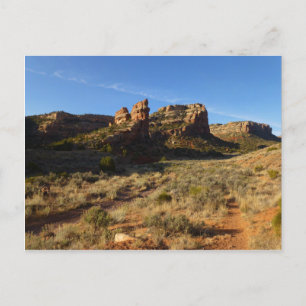 Ingen genomfart Canyon Colorado National Monument Vykort