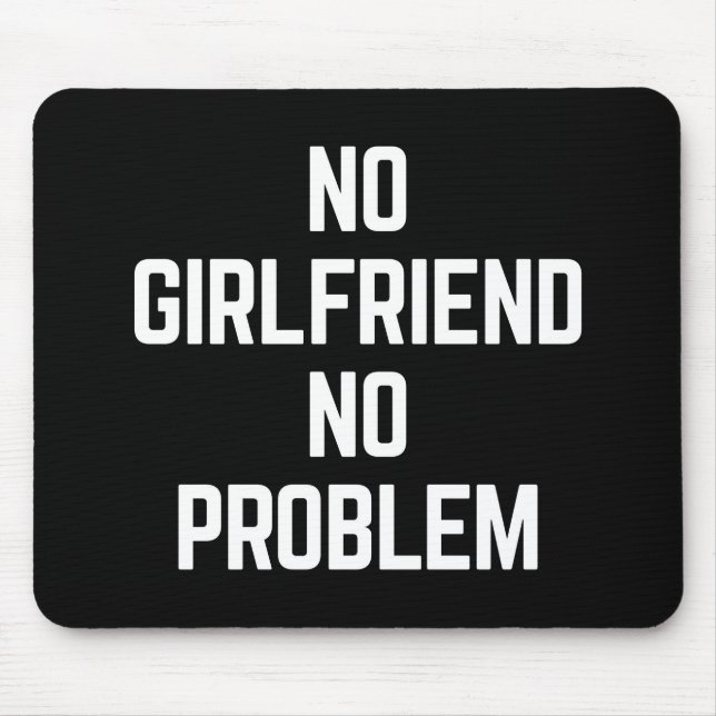 Ingen Girlkompis Funny Quote Musmatta (Framsidan)