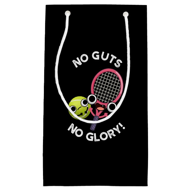 Ingen Glory Funny Tennis Pun Mörk BG (Framsidan)