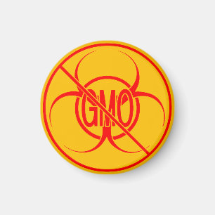 Ingen GMO Magnet Biohazard Ingen GMO Fridge Magnet