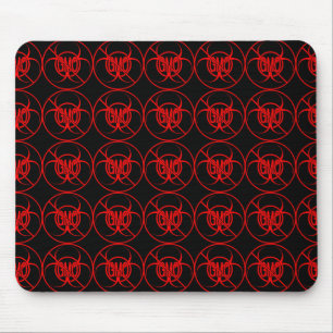 Ingen GMO Mousepad Biohazard Warning Mouse Pad Musmatta
