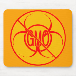 Ingen GMO Mousepad Biohazard Warning Mouse Pad Musmatta