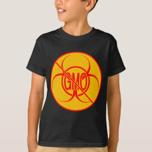 Ingen GMO-Personlig: GMO-bioteknik T-shirt