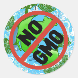 INGEN GMO RUNT KLISTERMÄRKE